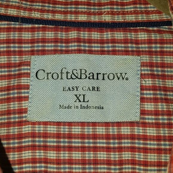 Croft & Barrow Classic Fit button down Sz XL . EUC - Picture 2 of 4